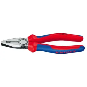 Pince universelle - Knipex - 03 02 180 SB - Rouge - Longueur 180 mm pas cher