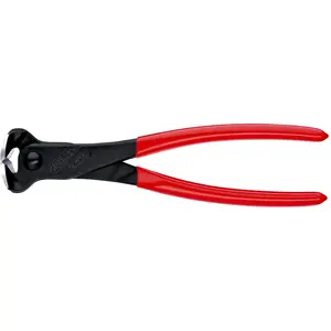 Knipex 68 01 200 ean Pince coupante de devant gainées en plastique noire atramentisée 200 mm pas cher