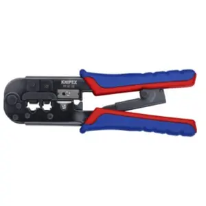 Knipex Pince à Sertir Pour Fiches Occidentales 190 Mm pas cher