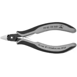 Knipex 79 42 125 ESD Zijsnijtang Spitse-kop 125mm ESD pas cher