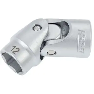 Hazet Douille articulée 880G-12   Carré creux 3/8 pouce (10 mm)   Profil Traction à 6 pans extérieurs   Taille 12 mm