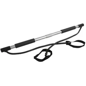 Schildkröt Barre de gymnastique Schildkrot Fitness Noir et Argent