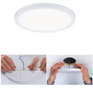 Paulmann 93036 Panneau LED spots encastrés Areo VariFit IP44 blanc neu... pas cher