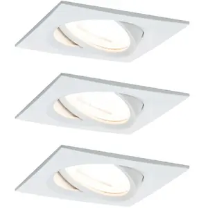 Paulmann - plm 93436 éclairage encastré nova, GU10, 3 x 6,5 w, 2 2700 ... pas cher