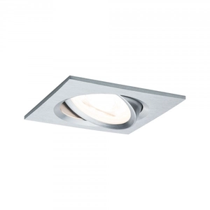 Paulmann - plm 93473 éclairage encastré nova, GU10, 6,5 w, 2 2700 k, 50°, carré, inte