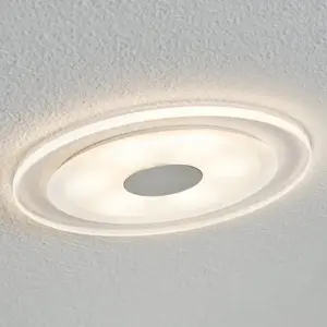 Spot LED encastrable LED intégrée Paulmann Whirl 92535 blanc chaud 6 W... pas cher