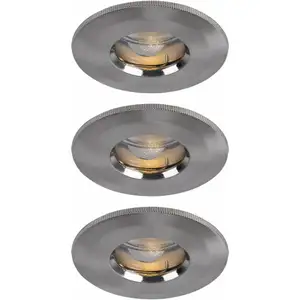 Paulmann Lot de 3 spots encastrables LED encastrables plafonniers extérieur écl... pas cher