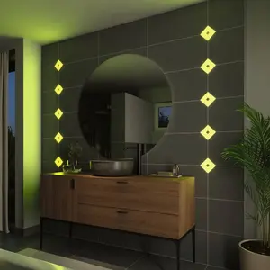 Paulmann, Bande LED, LumiTiles Square Set de base (RGBW, 1 cm, Intérieur) pas cher