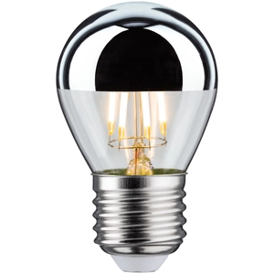 Paulmann 28668 ampoule led à filament avec miroir de tête argenté chaud 2700 k E27 4,8 w pas cher