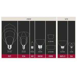 Paulmann, Ampoule, Bougie (E14, 4.50 W, 470 lm, 1 x, F) pas cher