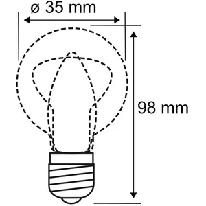 Paulmann Ampoule LED 28708-2,6 W - Or - 2500 K - E14 pas cher
