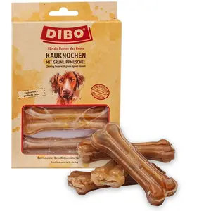 DIBO Os à mâcher avec palourdes vertes 120 g (4 pièces x 30-35 g) pas cher