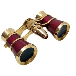 Braun Photo Technik Verrekijker Opera Met LED 3x25 Goud/Burgundy