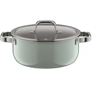 WMF Fusiontec Mineral Pro, Bratentopf mit Decke, 20 cm, Eucalyptus Haz... pas cher