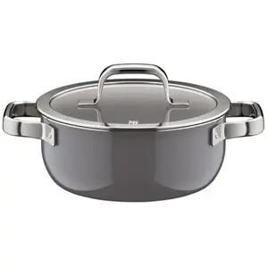 WMF Fusiontec Mineral Pro, Bratentopf mit Deckel, 20 cm, Platinum, Poê... pas cher