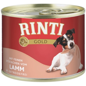 RINTI Gold 12 x 185 g pour chien - bouchées d'agneau pas cher