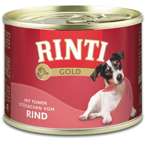 RINTI  Gold 12 x 185 g pour chien - bouchées de boeuf pas cher