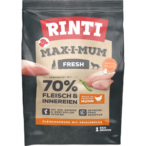 RINTI Max-i-mum poulet pour chien - 1 kg pas cher