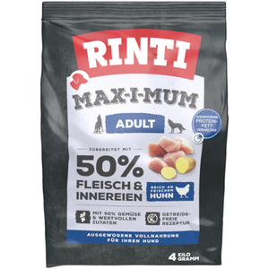 4kg RINTI Max-i-Mum Adult poulet nourriture sèche pour chiens pas cher