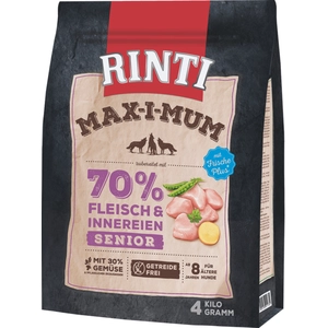 RINTI Max-i-mum Senior poulet pour chien - 4 kg pas cher