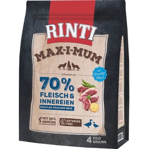 4kg RINTI Max-I-Mum Ente Hundefutter trocken pas cher