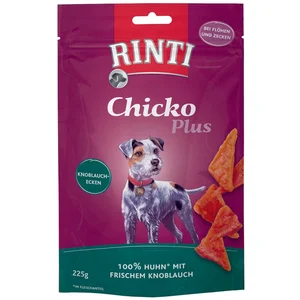 Comparateur de prix : 225g RINTI Chicko Plus Triangles à l'ail - Friandises pour chien