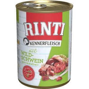 Comparateur de prix : RINTI 6 x 400 g pour chien - sanglier