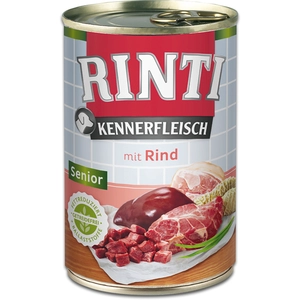 12x400g RINTI Senior boeuf - Pâtée pour chienVendu parzooplus-be