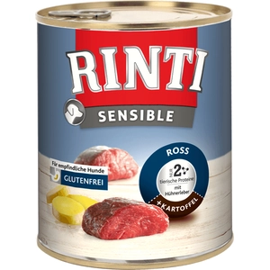 RINTI Sensible 6 x 800 g pour chien - cheval, foie de poulet, pommes de terreVendu parzooplus-be
