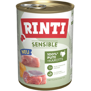 RINTI Sensible 6 x 400 g pour chien - dinde, carottes pas cher