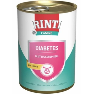 12x400g RINTI Canine Diabetes avec poulet nourriture pour chien humide pas cher