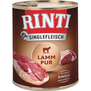 RINTI Viande Pure 6 x 800 g pour chien - pur agneau pas cher