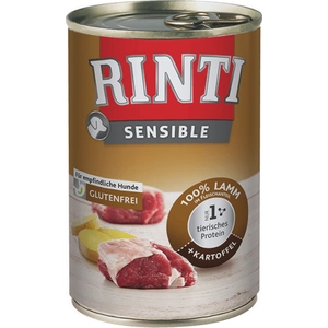 Comparateur de prix : RINTI Sensible 6 x 400 g pour chien - agneau, pommes de terre