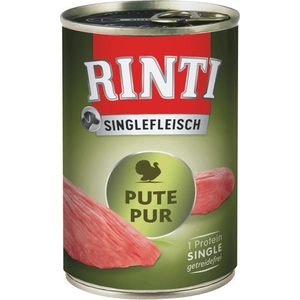 RINTI Viande Pure Exclusive 6 x 400 g pour chien - pure dinde pas cher