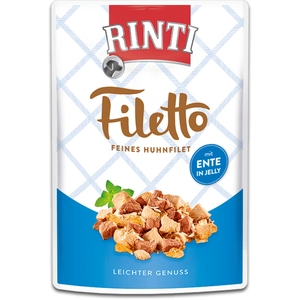 RINTI Filetto en gelée 24 x 100 g pour chien - poulet, canard pas cher
