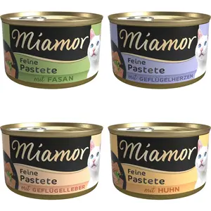 12x85g Miamor lot mixte viande - Pâtée pour chat pas cher