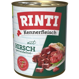 6x800g RINTI cerf - Pâtée pour chien pas cher