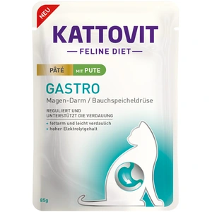 Kattovit Gastro Paté 10 x 85 g pour chat - dinde pas cher