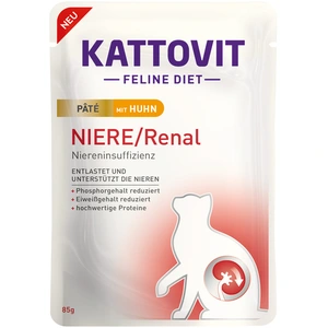 Kattovit Renal spécial reins Paté 10 x 85 g pour chat - poulet pas cher