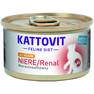 12x85g Kattovit Renal Spécial Reins Poulet - Pâtée Pour Chat pas cher