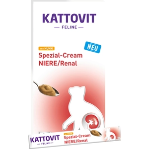 Crème Kattovit Low Protein pour chat - poulet (6 x 15 g) pas cher