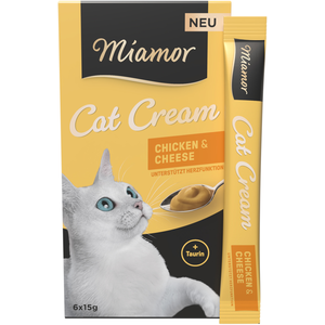 Miamor Cat Cream poulet, fromage pour chat - 66 x 15 g pas cher