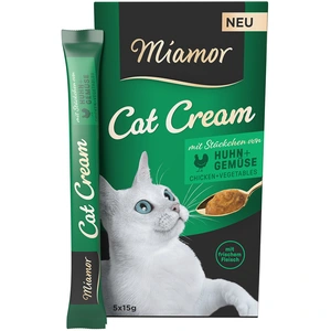 Miamor Cat Crème au poulet et aux légumes pour chat - 5 x 15 g pas cher