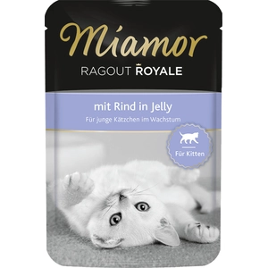 22x100g Miamor Ragoût Royal Kitten boeuf - Pâtée pour chaton pas cher