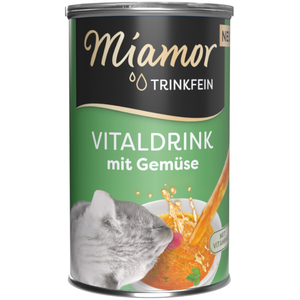 Boisson Miamor Trinkfein Vitaldrink 6 x 135 mL pour chat - légumes pas cher
