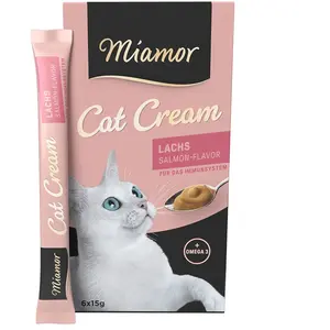 Miamor Snack Lachs-Cream 6 x 15 g (Menge: 11 Je Bestelleinheit)Vendu parzooplus-be