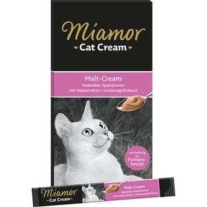 6x15g Miamor Cat Snack Pâte au malt - Friandises pour chatVendu parzooplus-be