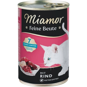 Comparateur de prix : 12 x 400g de boeuf Miamor Proie fine nourriture humide pour chats