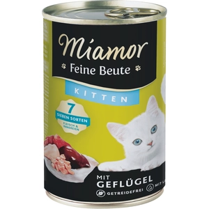 Lot Miamor Feine Beute Kitten 12 x 400 g pour chaton - volaille pas cher