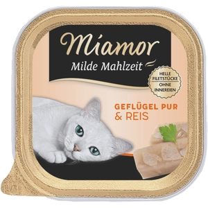 Miamor Milde Mahlzeit 6 x 100 g pour chat - volaille pure, rizVendu paramazon